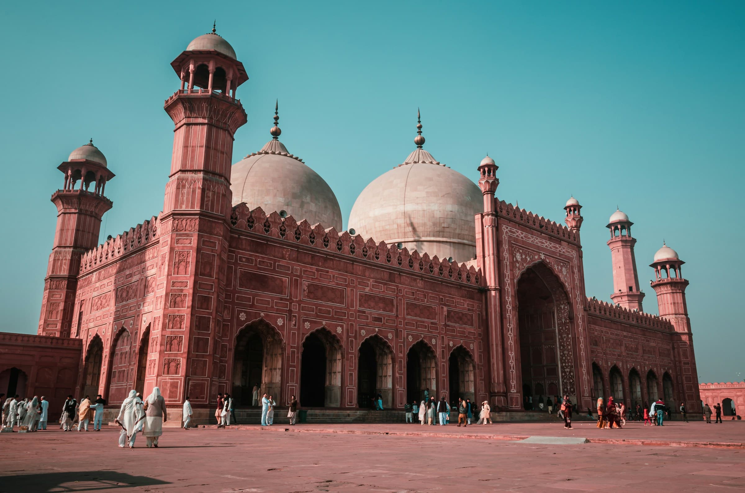 The Badshahi Mosque in Lahore